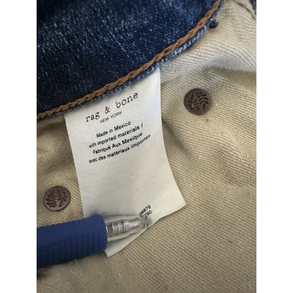 Rag & Bone Dre Low-Rise Slim Boyfriend Ankle Jeans Size 30 - Picture 5 of 10